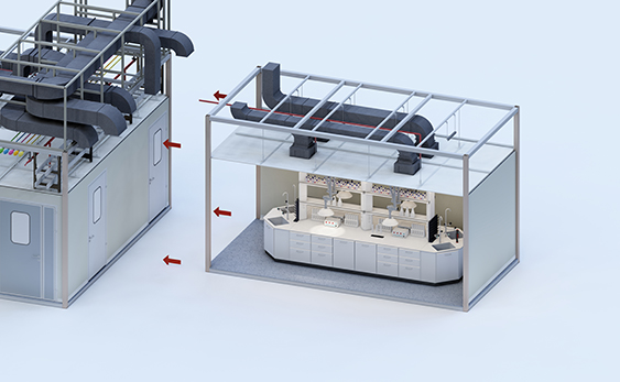 貨櫃實驗室是無塵室環境的模組化解決方案